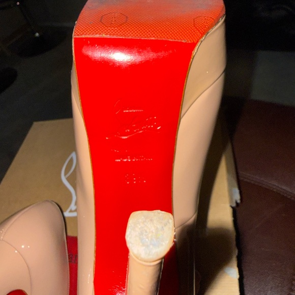 Christian Louboutin Beige Heels - Picture 3 of 7